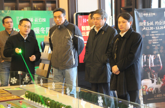 新站区管委会主任王文松一行莅临星空体育网页版,星空体育（中国）官方网站登录界面云公馆视察指导工作