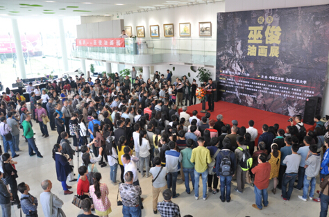 视界——巫俊油画展在星空体育网页版,星空体育（中国）官方网站登录界面艺术馆盛大开幕