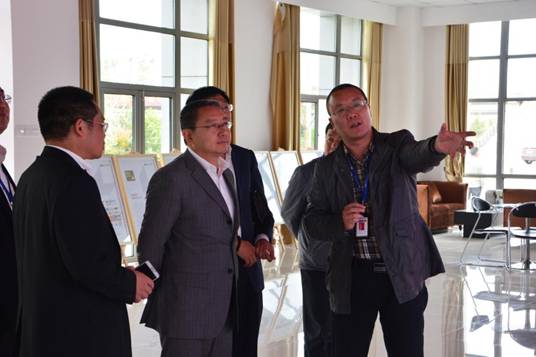 集团执行总裁乔晓戈视察滁州项目公司